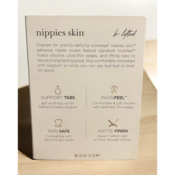 Nippies Skin Lift Nipple Cover Adhesive Coco Color Size A-C Cups NEW - Picture 2 of 5